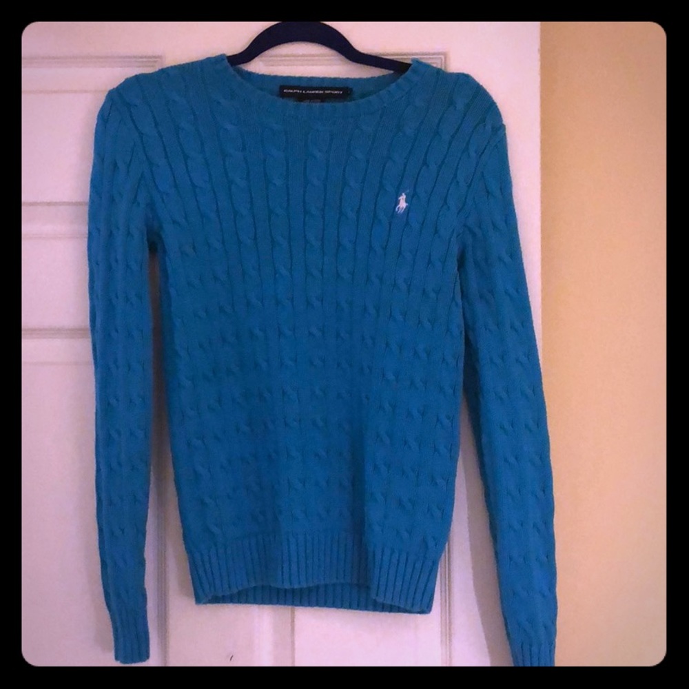 Sky blue sweater
